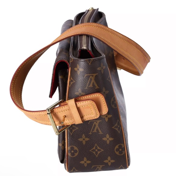 Louis Vuitton Monogram Viva Cite GM M51163 Shoulder Bag Brown Canvas - Picture 4 of 13